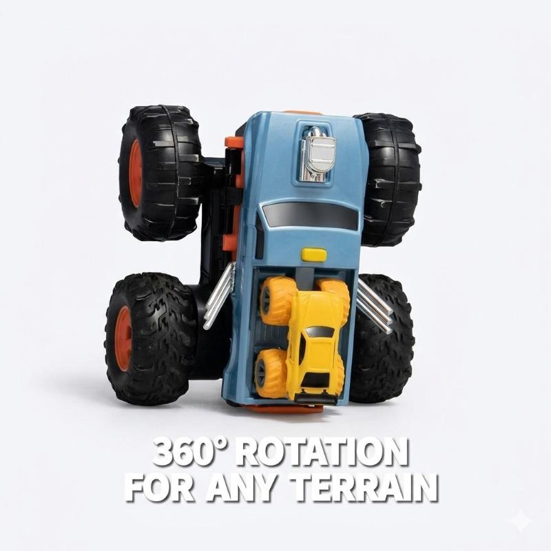 Dual Action 2-in-1 RC Off-Road Launcher Car