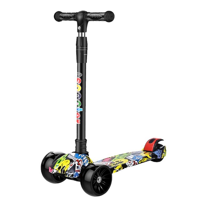 Kids Three Wheels Foldable Scooter