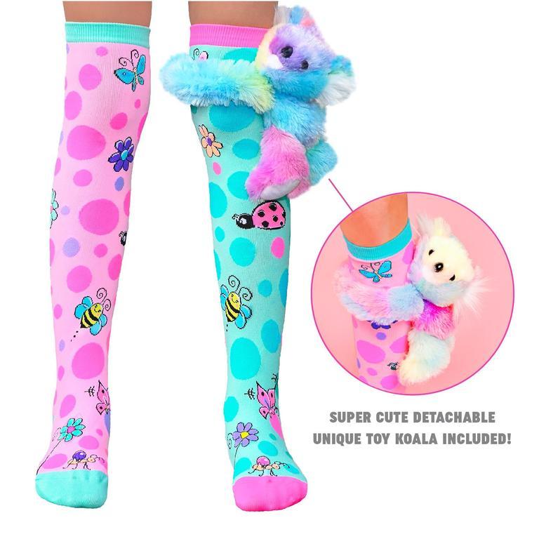 Madmia Hug Me Koala Socks With Detachable Plush - Medium