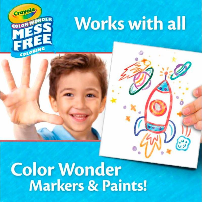 Crayola Color Wonder 50 Blank Coloring Pages