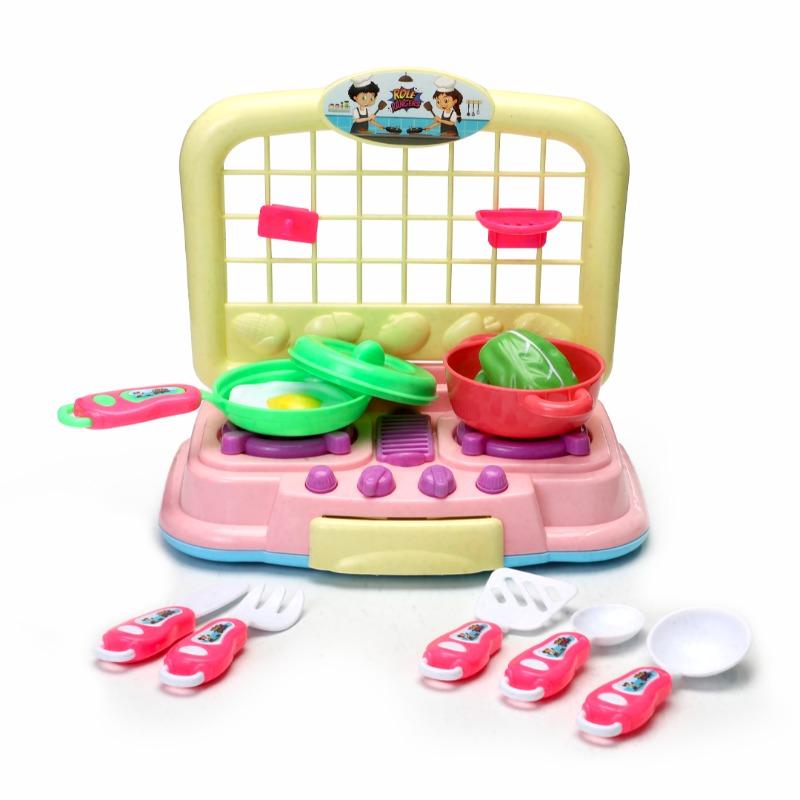 فن فاكتوري - مجموعة لعب المطبخ متعددة الألوان