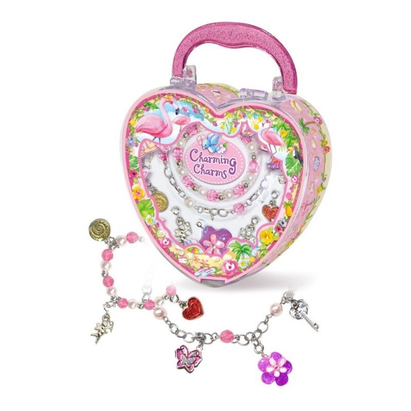 Necklace And Bracelet Set - Flamingo