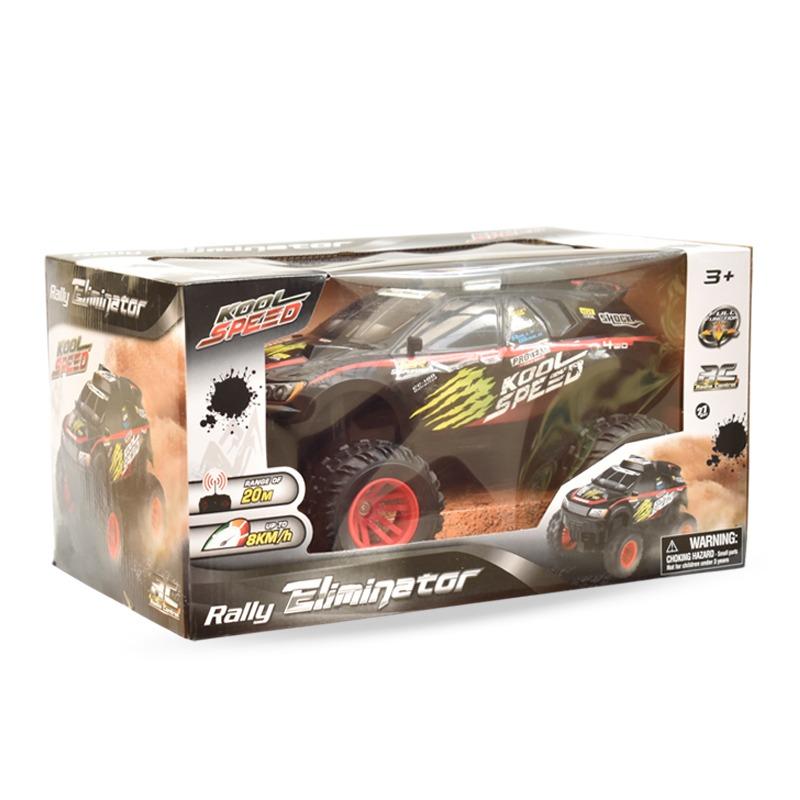 Rally Eliminator RC Car – Black with Red Details