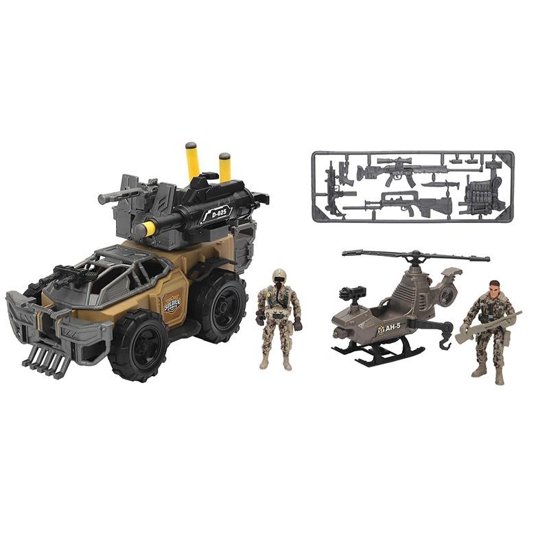 سولدجر فورس - مجموعة لعب مركبة الجنود بنكر باستر