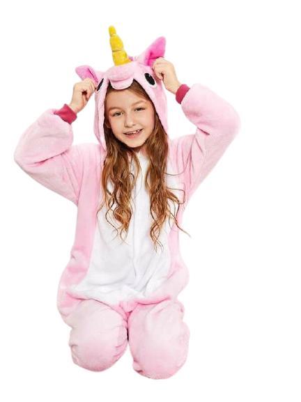 Unicorn Overall Pink - 120 cm