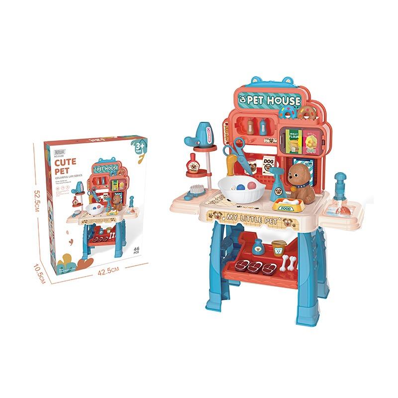 طاولة ادوات العناية بالحيوانات الاليفة 46 قطعة