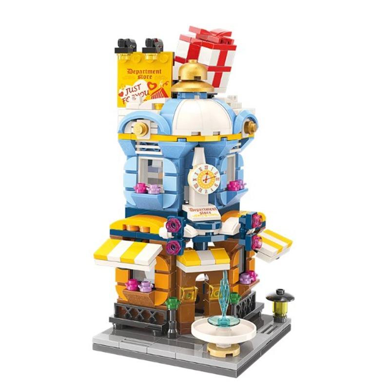 Qman Fashion Department Store Building Games Set