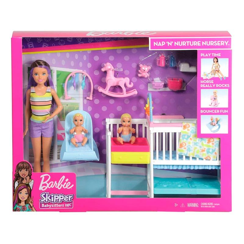 Barbie Skipper Babysitters And Nursery Playset
