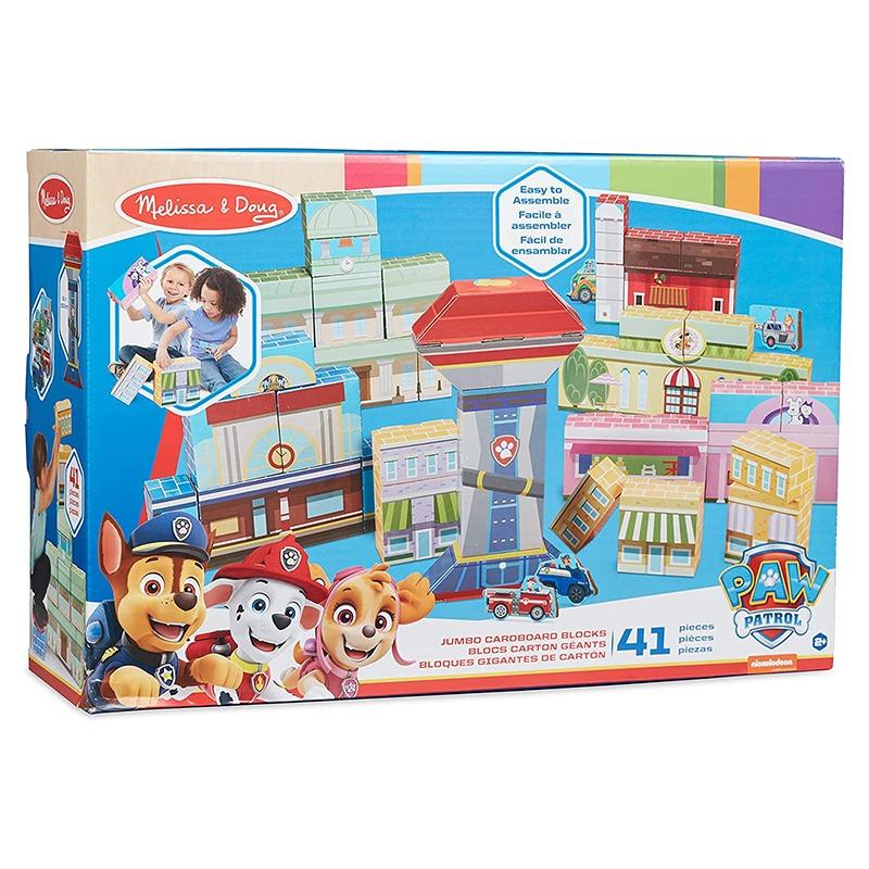 Melissa and Doug Paw Patrol Jumbo Cardboard Blocks