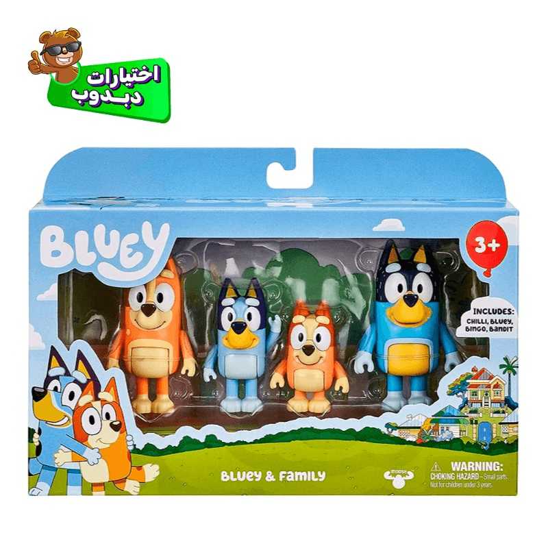 Bluey The Family Figures 4 Pack