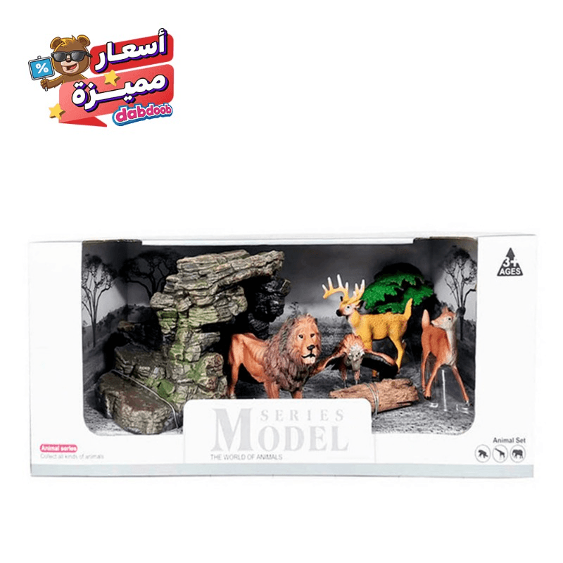 TTC - Series Animal Figure Mix 4 Pcs Set Assorted