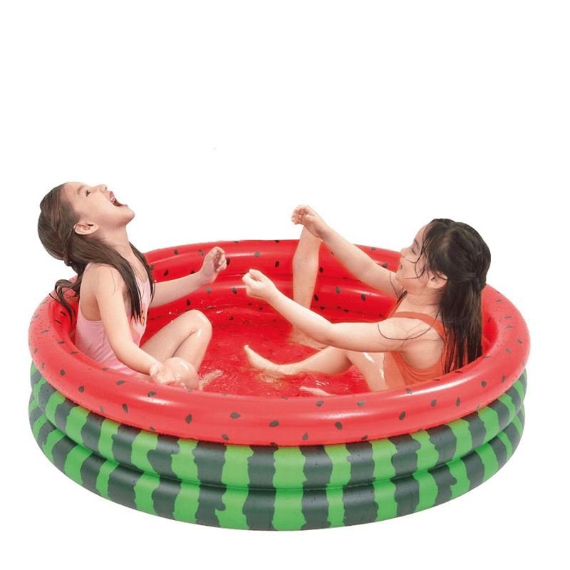 Sun Club Inflatable Watermelon 3-Rings Pool