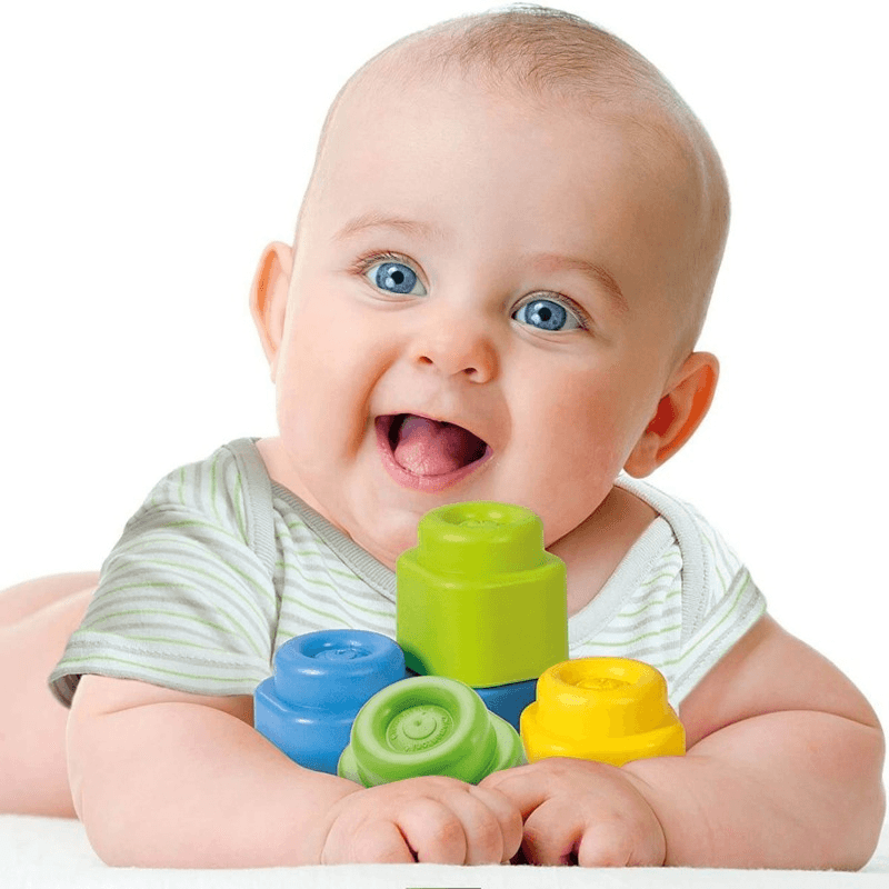 Clementoni - Baby Soft Blocks (12-Piece)
