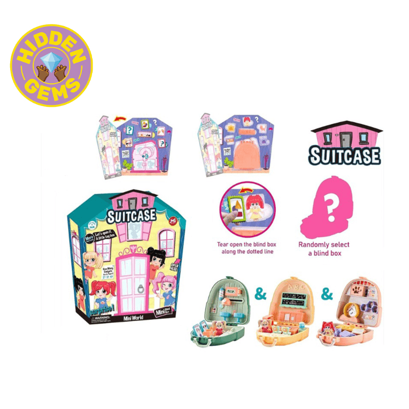 Mini Surprise House Playset with Suitcase