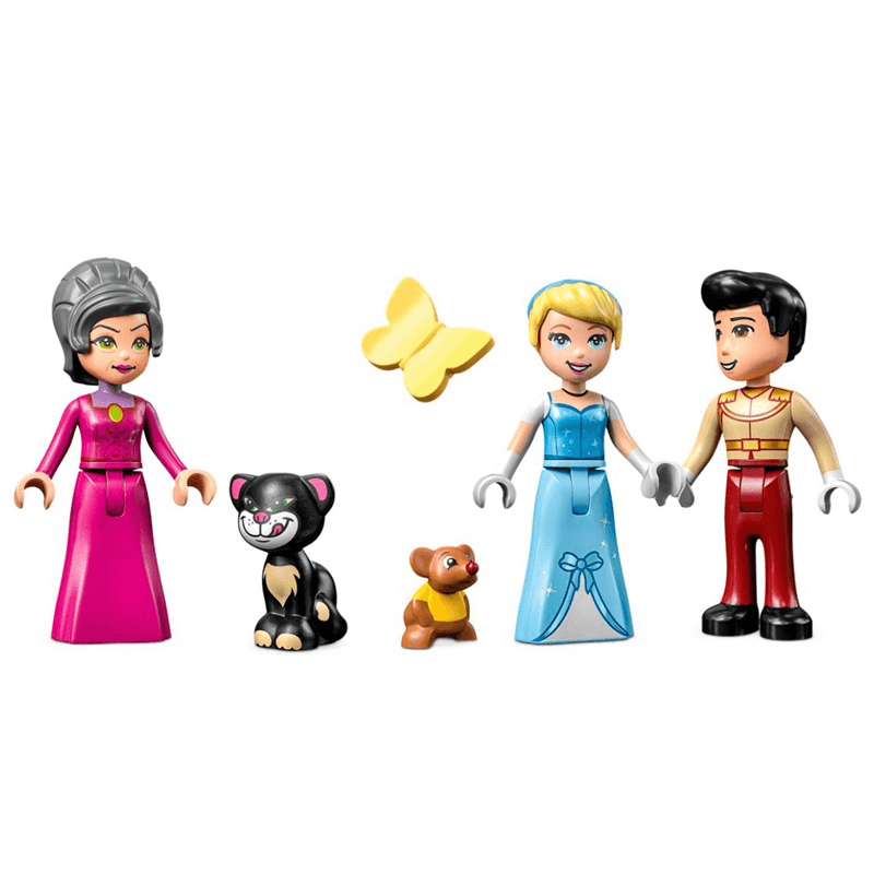 ليجو ديزني - مجموعة بناء قلعة الأمير تشارمنج وسندريلا 43206