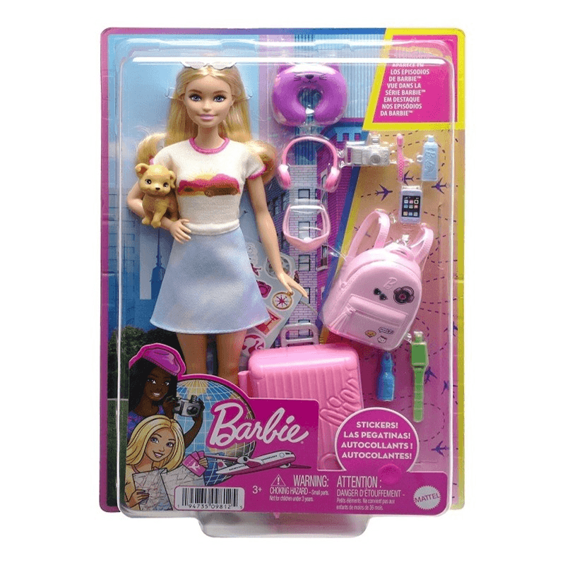 باربي - دمية السفر مع الملحقات