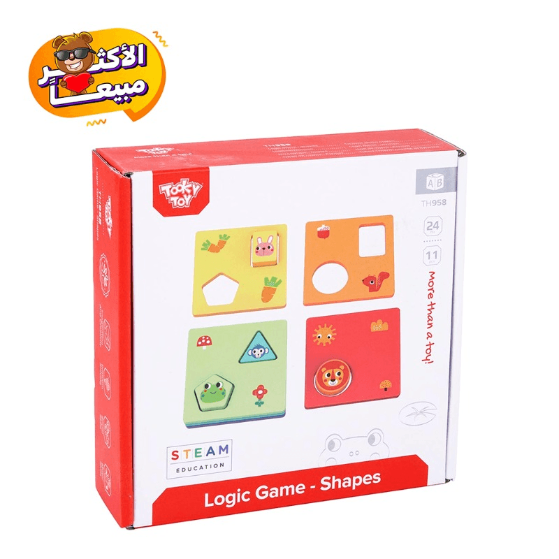 Tooky Toy Wooden Shapes Logic Game