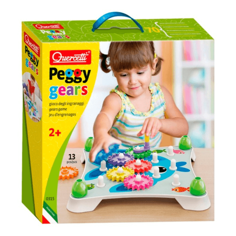 Quercetti  Jumbo Gears Truss Building Set - 13 Piece