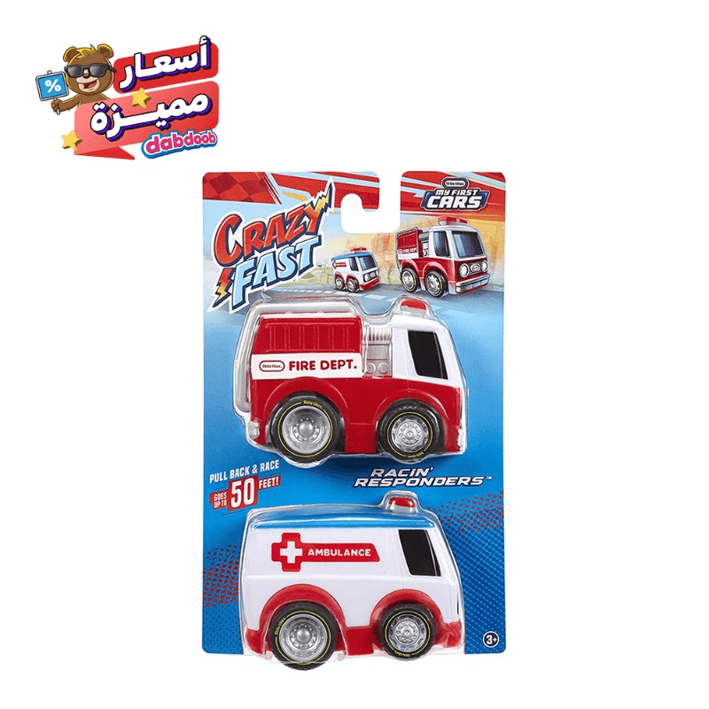 Crazy Fast Cars Racing Responders - 2 Pcs