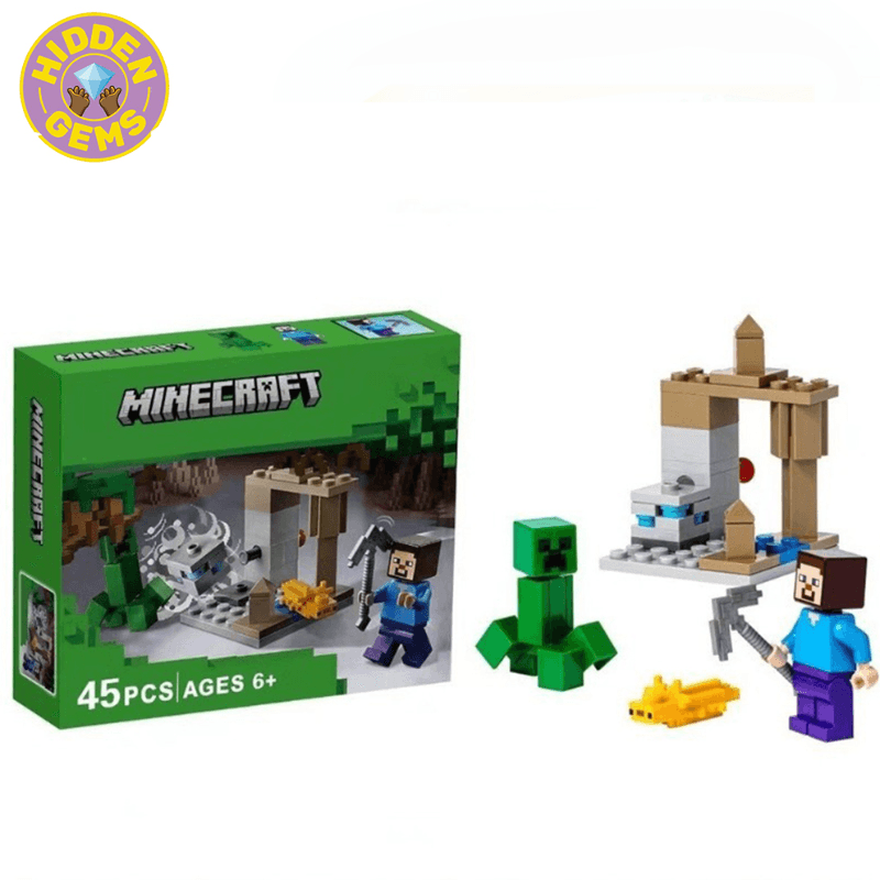 Minecraft Building Block Set (45 Pcs)
