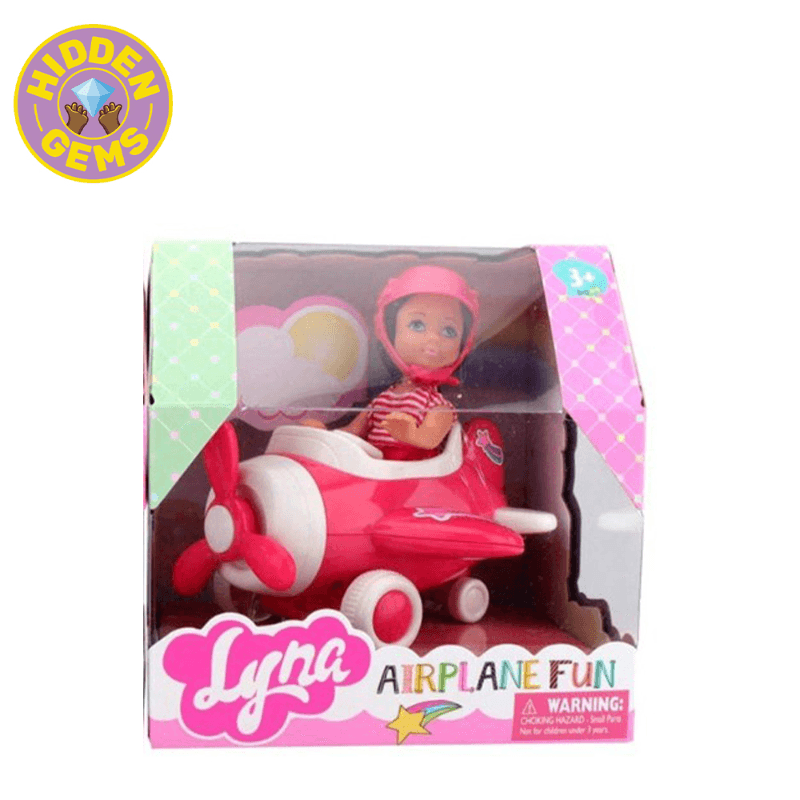 دمى لينا الممتعة مع طائرة - متنوعة
