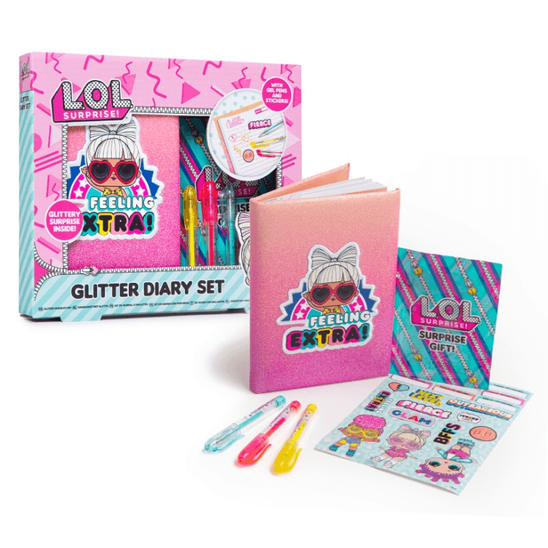 L.O.L. Mini Glitter Diary Set