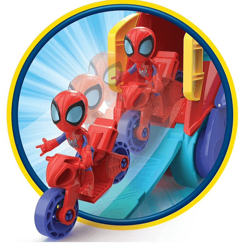 Marvel Spider Crawl-R 2-in-1 Deluxe Headquarters Set