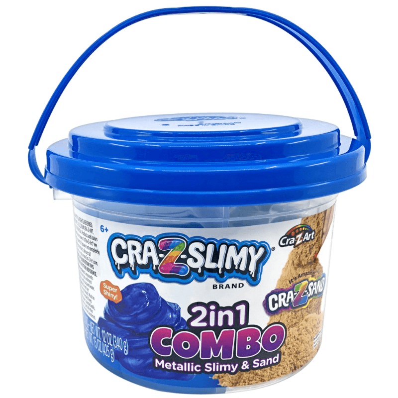 Cra-Z-Art Crazslimy 2 In 1 Slimy Sand Combo Bucket