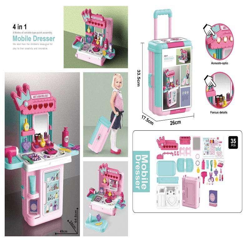 4 In 1 Makeup Set With Light And Music