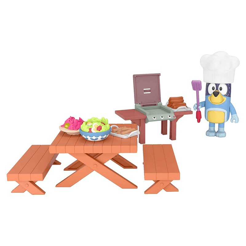 Bluey Mini Family Backyard Set With Figure