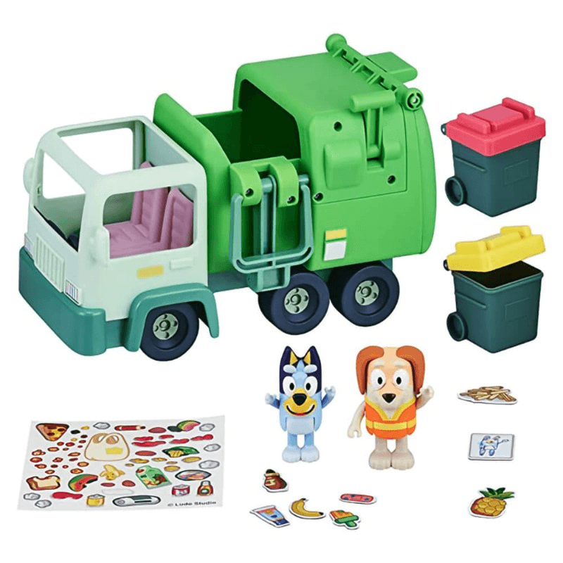 Bluey Garbage Truck Playset