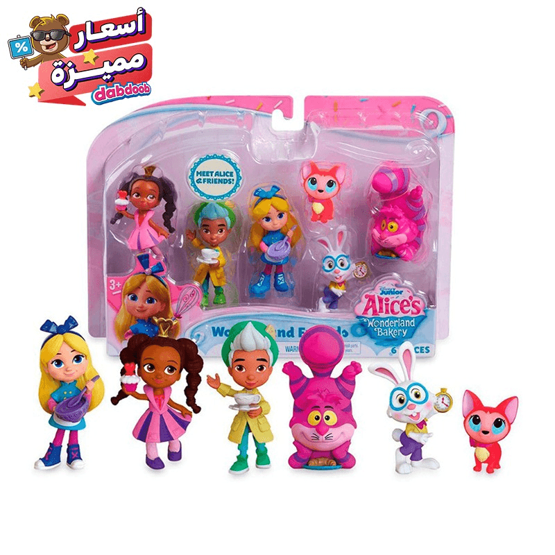 مجموعة شخصيات أليس ووندرلاند بيكري