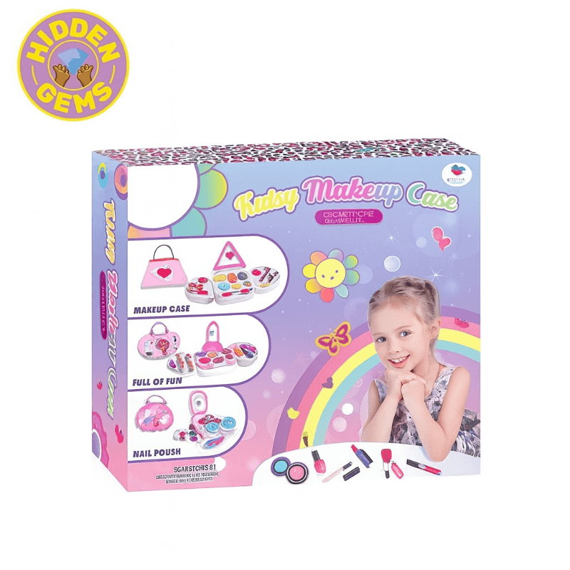 Kids Makeup Set with Cute Bag and Mirror