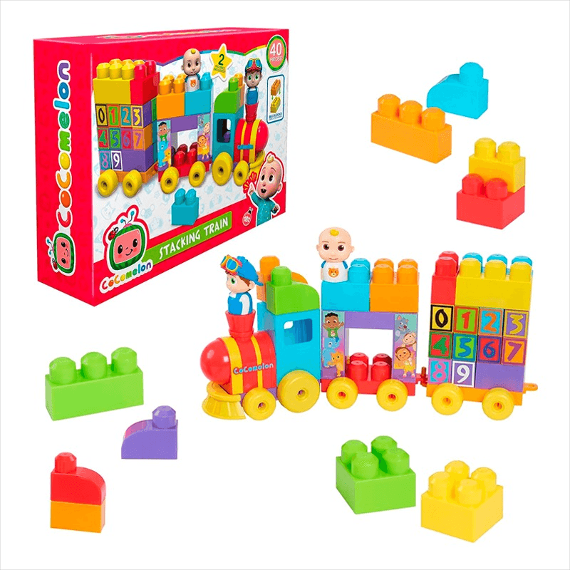 Cocomelon Stacking Train With Cocomelon Figures