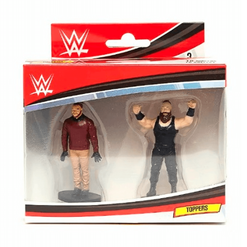 دبليو دبليو أي مجسمات شخصيات المصارعة الحرة ( عبوة من قطعتين ) - متنوع