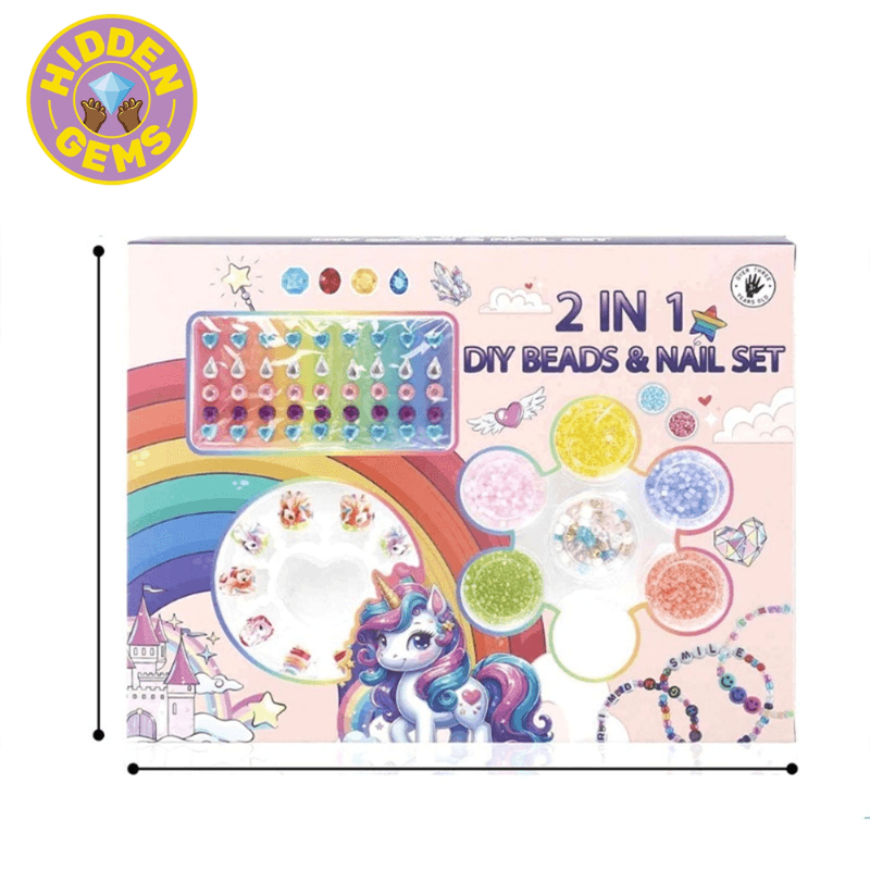 Unicorn Nail Jewelry Set Set