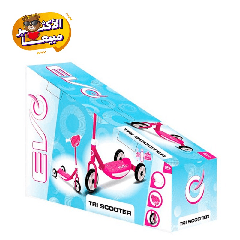 Evo 3 Wheel Scooter - Pink