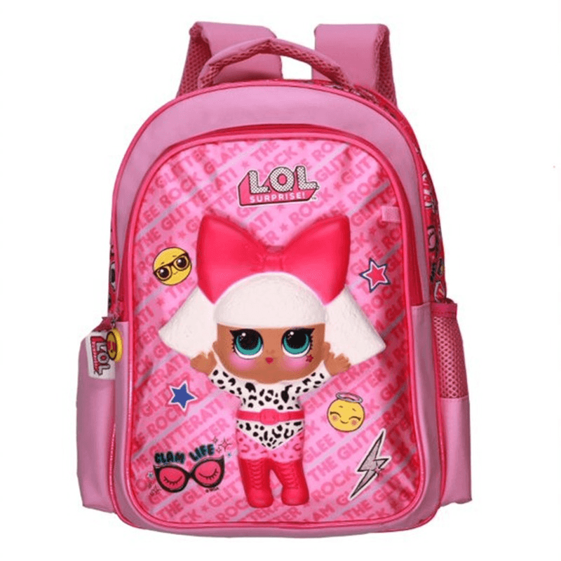 L.O.L. Surprise Squishy School Backpack With Pencil Case - Medium Size