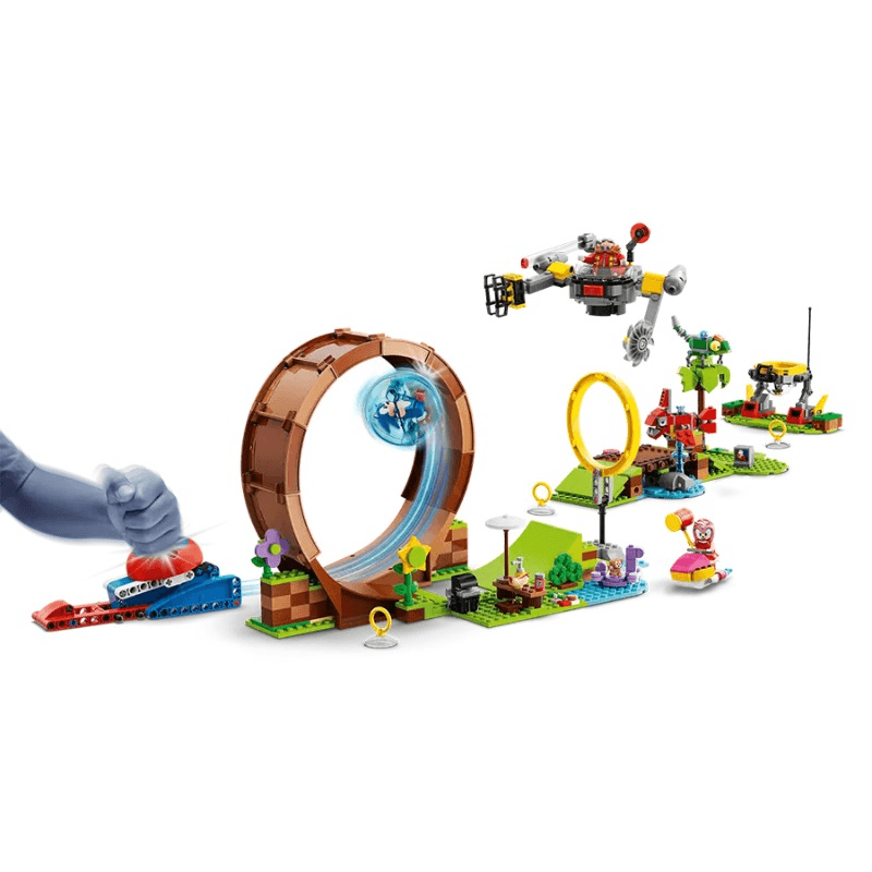 LEGO Sonic's Green Hill Zone Loop Challenge