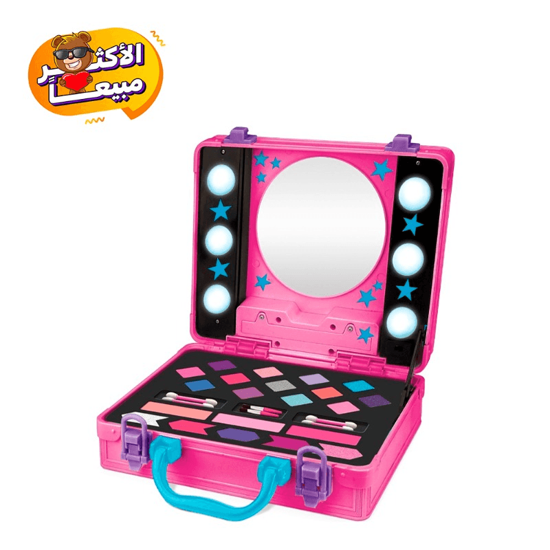 كري زي آرت - حقيبة بيوتي شيمينير سباركل مع مرأه و أضاءة