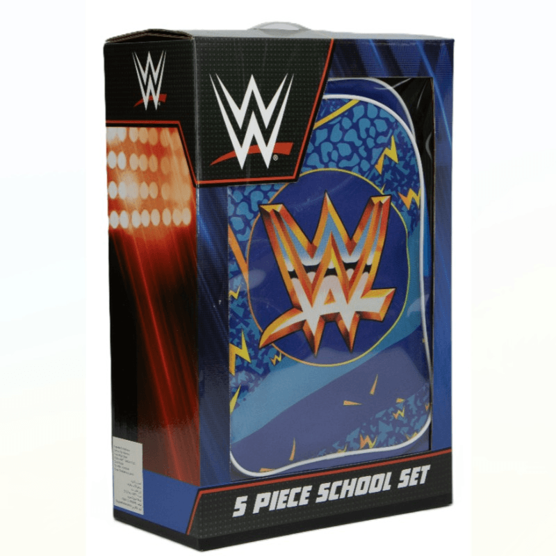 دبليو دبليو أي - حقيبة ظهر 5 في 1 مقاس 16 بوصة مع الملحقات