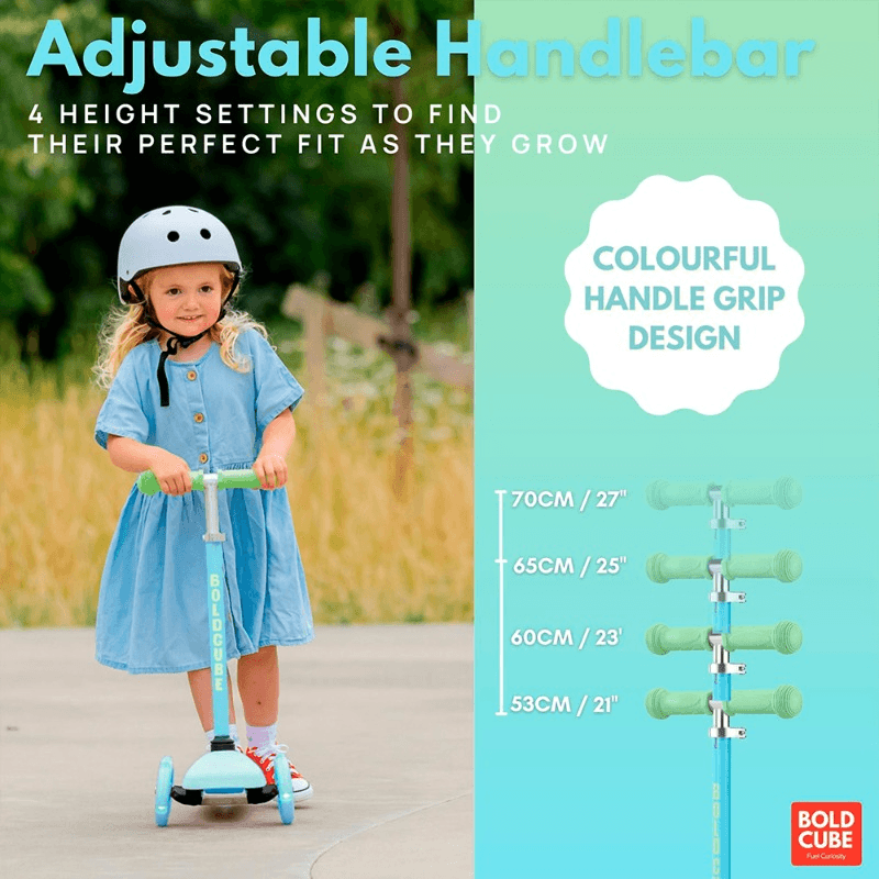 BOLDCUBE 3 Wheel Scooter Teeny (Blue)