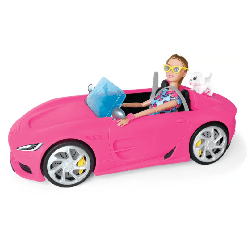 Power Joy Leila Dream Car 35 cm And Doll - Assorted