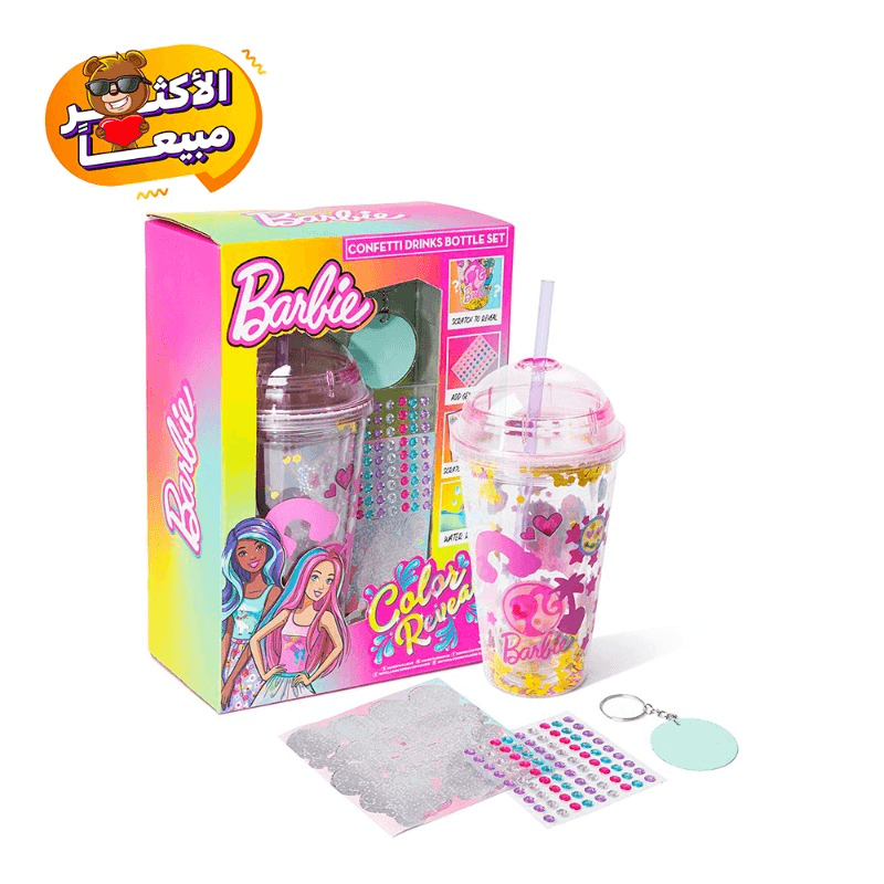 Barbie Colour Reveal Confetti Drinks Bottle