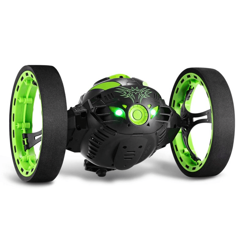 Jumping Bounce Car with Flexible Wheels Rotation LED Light