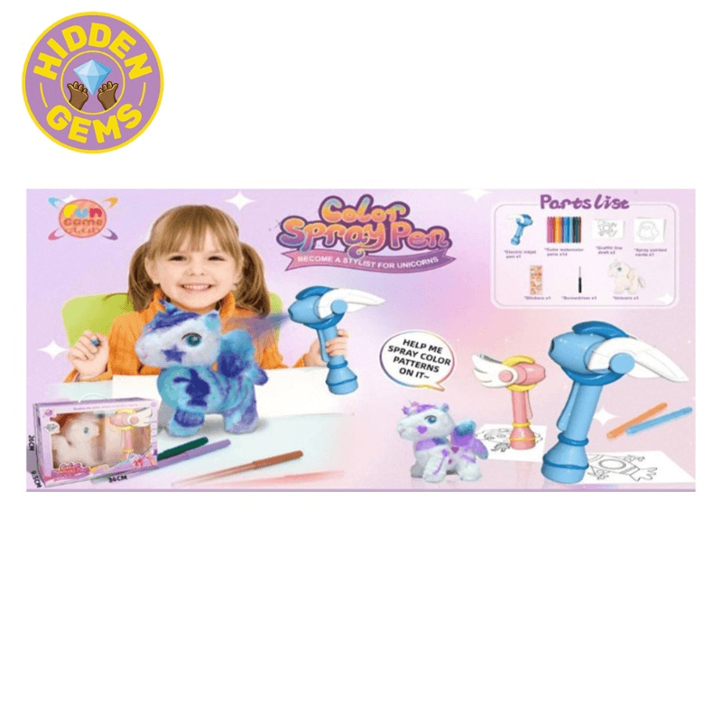 Color Spray Pen Unicorn Magic Set