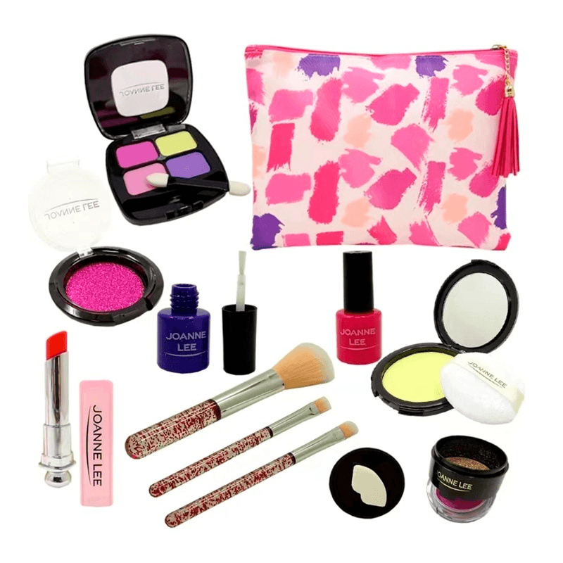 حقيبة مستحضرات التجميل لون وردي