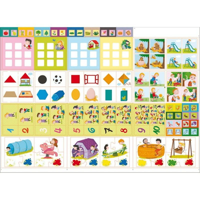 Clementoni - Young Learners - 8 Games in 1
