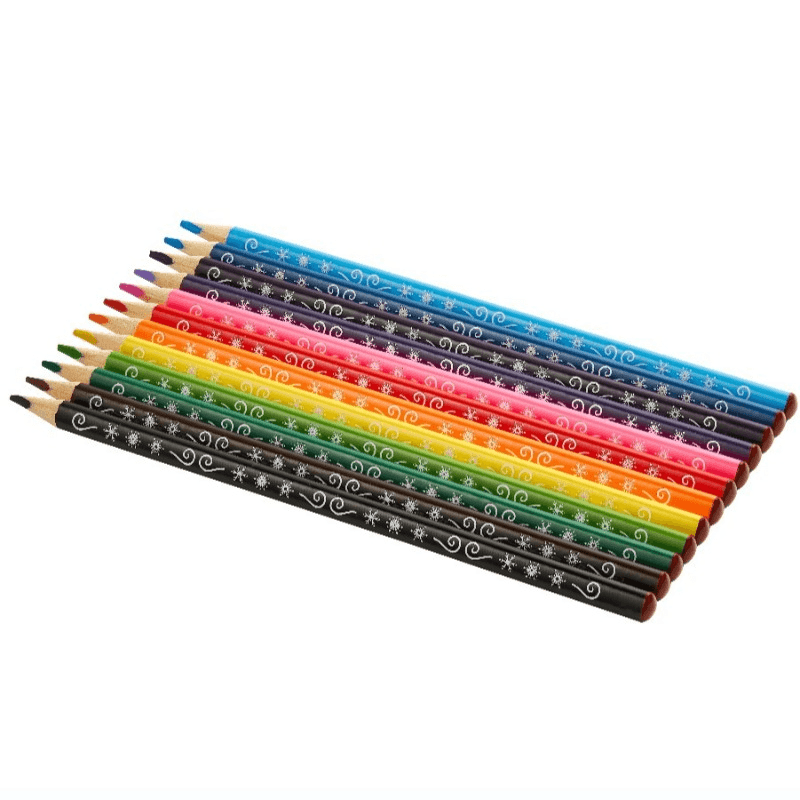 ديزني فروزن - أقلام تلوين خشبية 12 قطعة