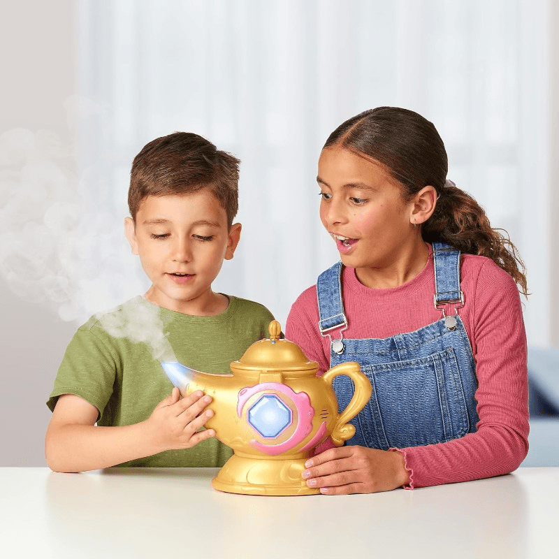 Magic Mixies Magic Genie Lamp With Interactive Pink Plush Toy